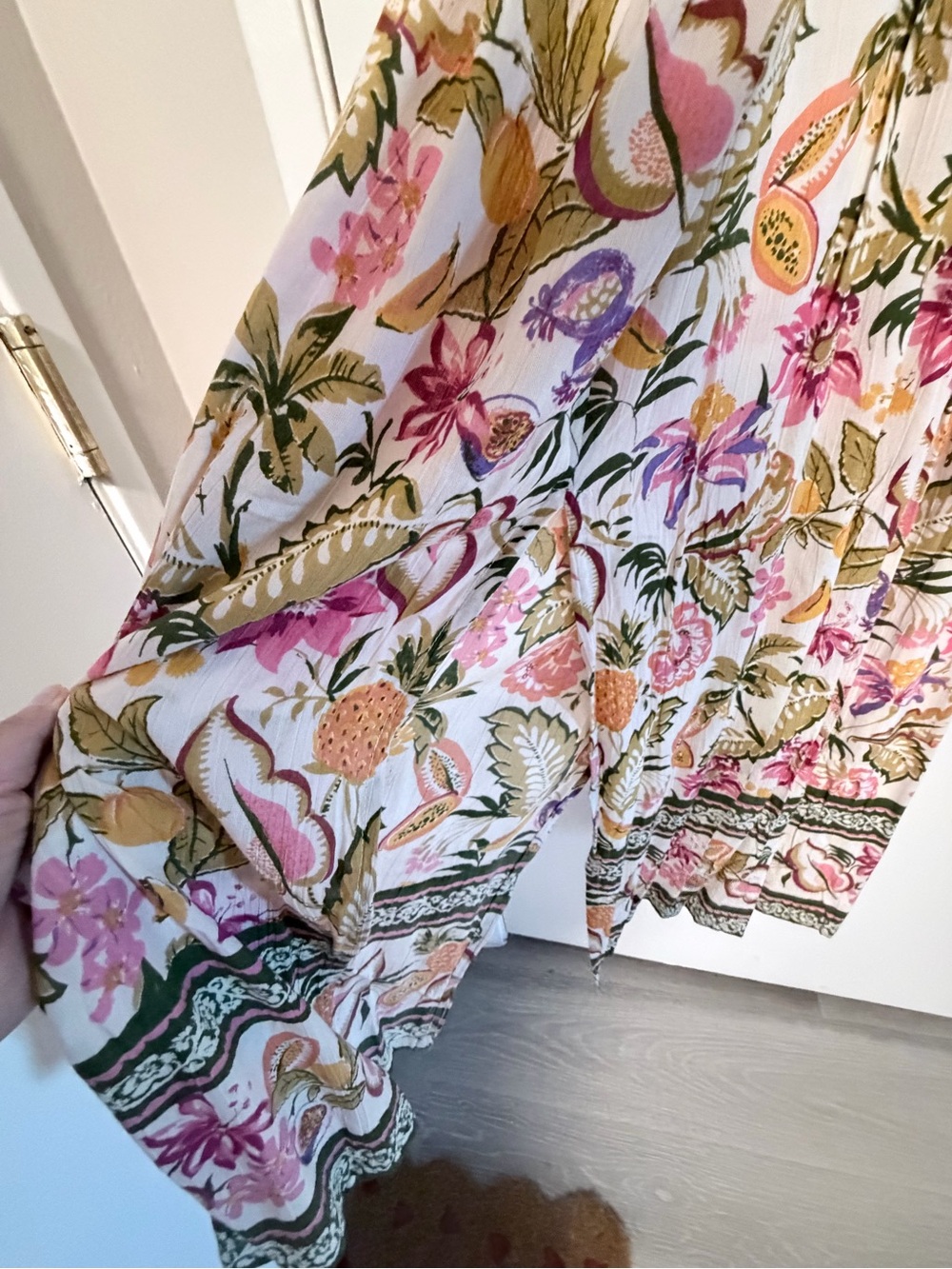 Floral Twist-Front Maxi Dress size medium - Picture 11 of 12